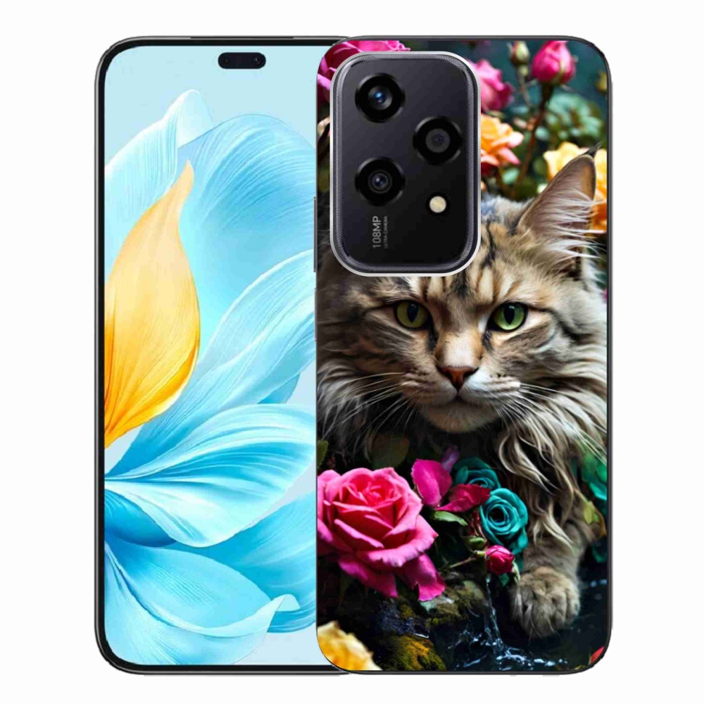 Gelový kryt mmCase na Honor 200 Lite 5G - kočíčí pohled 2