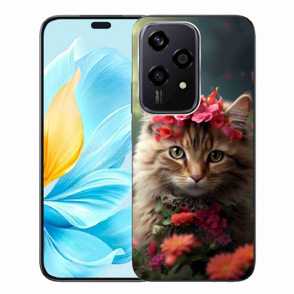 Gelový kryt mmCase na Honor 200 Lite 5G - kočíčí princezna