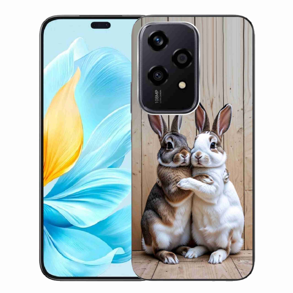 Gelový kryt mmCase na Honor 200 Lite 5G - králičí pár