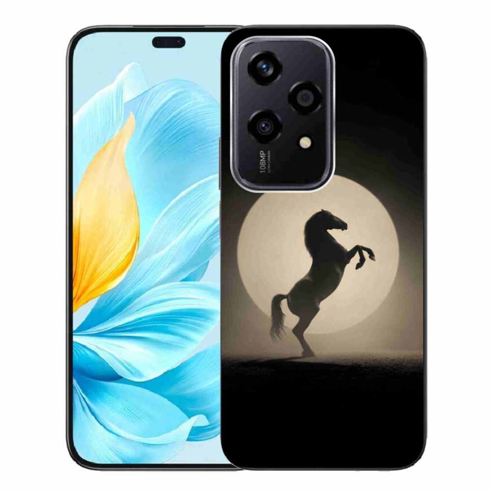 Gelový kryt mmCase na Honor 200 Lite 5G - kůň v siluetě