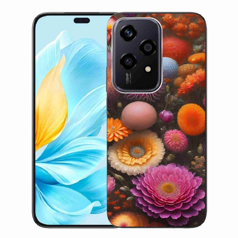 Gelový kryt mmCase na Honor 200 Lite 5G - květinová kompozice