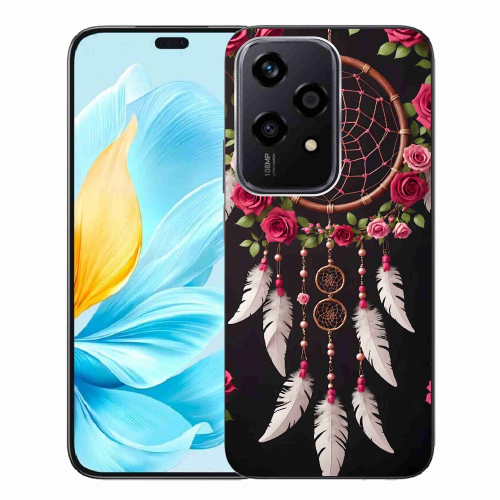 Gelový kryt mmCase na Honor 200 Lite 5G - lapač snů s růžemi