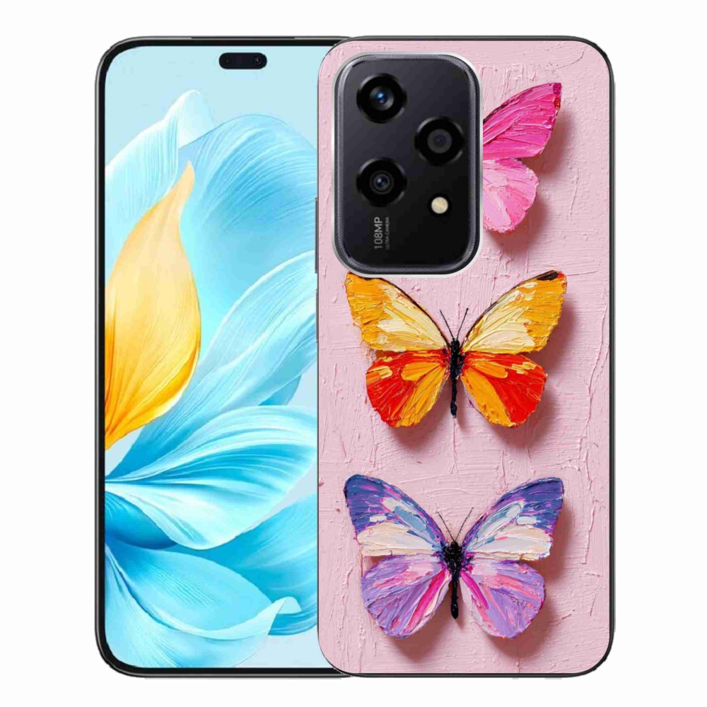 Gelový kryt mmCase na Honor 200 Lite 5G - motýlí trojice