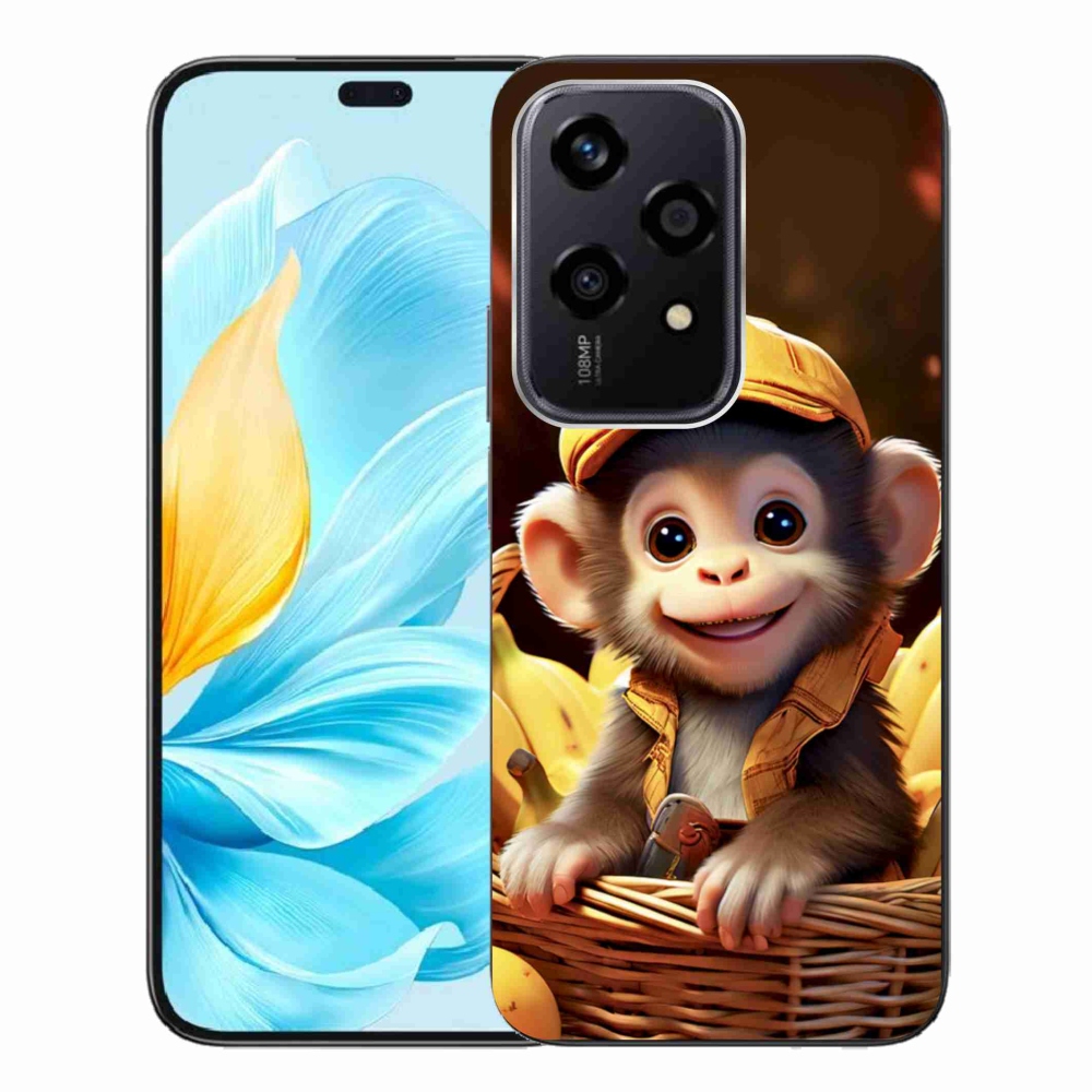 Gelový kryt mmCase na Honor 200 Lite 5G - opice v košíku