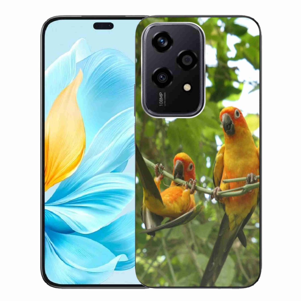 Gelový kryt mmCase na Honor 200 Lite 5G - papoušci aratingy