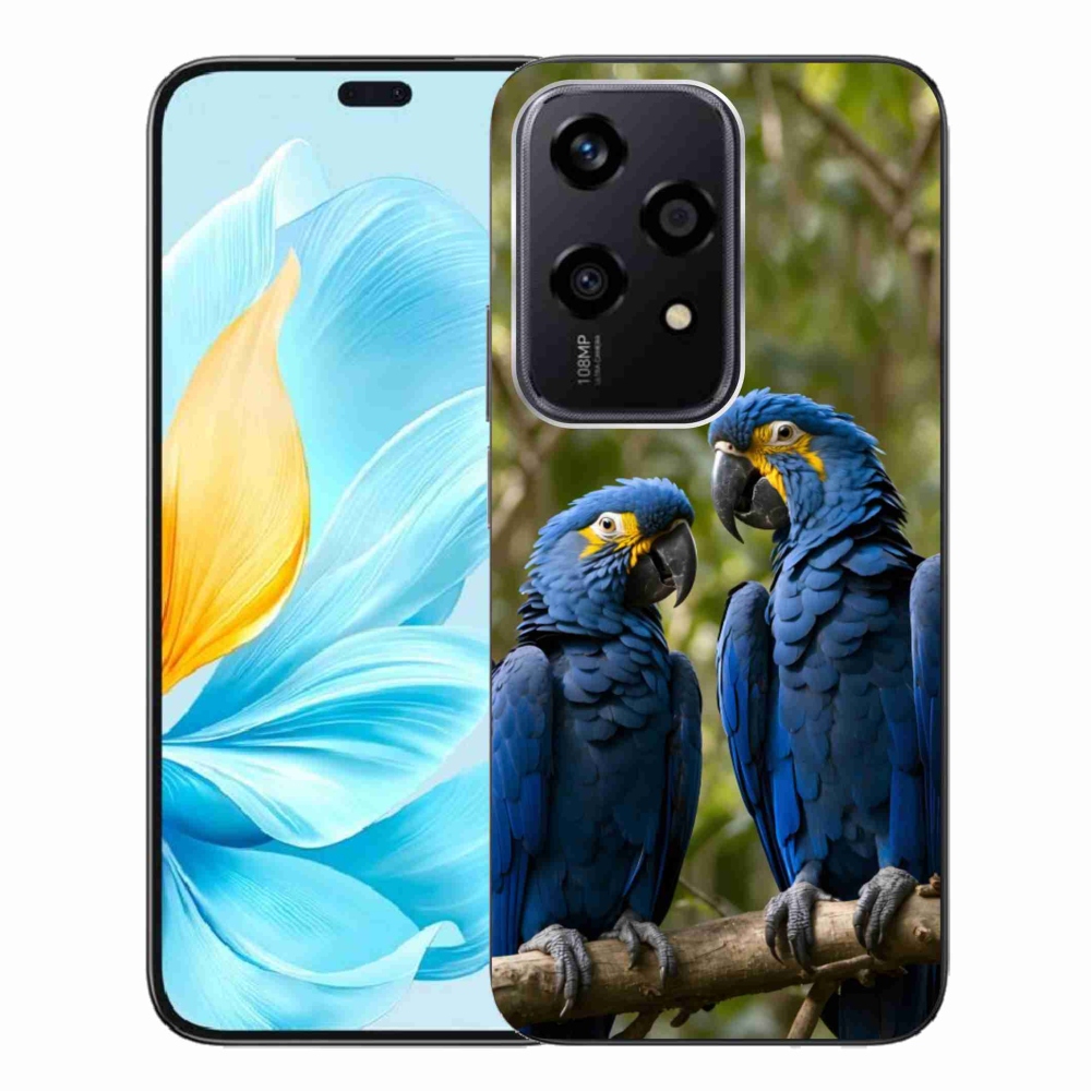 Gelový kryt mmCase na Honor 200 Lite 5G - papouščí duo