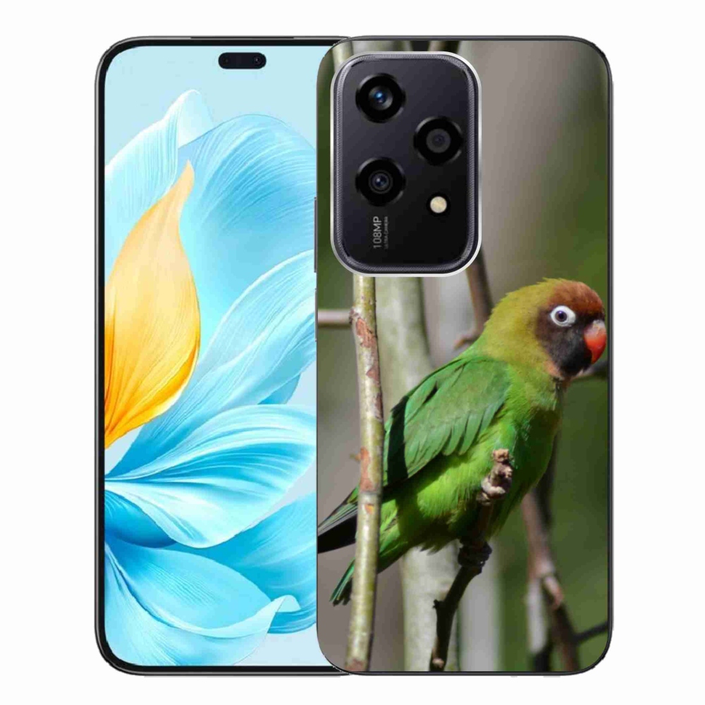 Gelový kryt mmCase na Honor 200 Lite 5G - papoušek agapornis