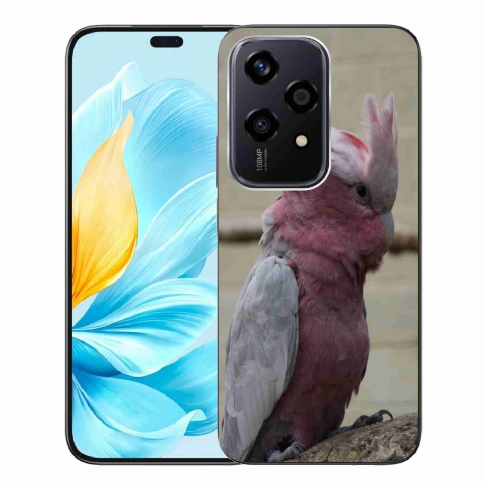 Gelový kryt mmCase na Honor 200 Lite 5G - papoušek kakadu růžový