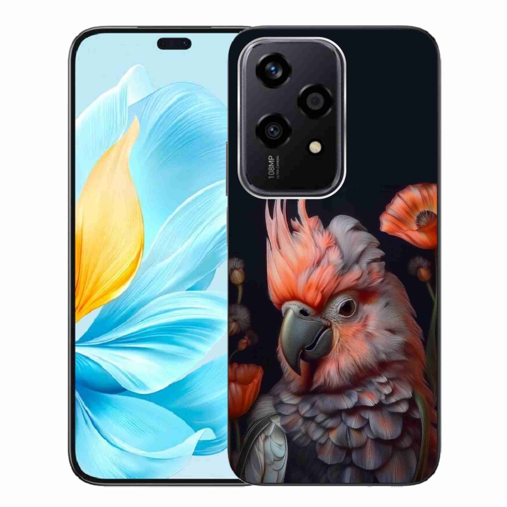 Gelový kryt mmCase na Honor 200 Lite 5G - papoušek kakadu v barvách