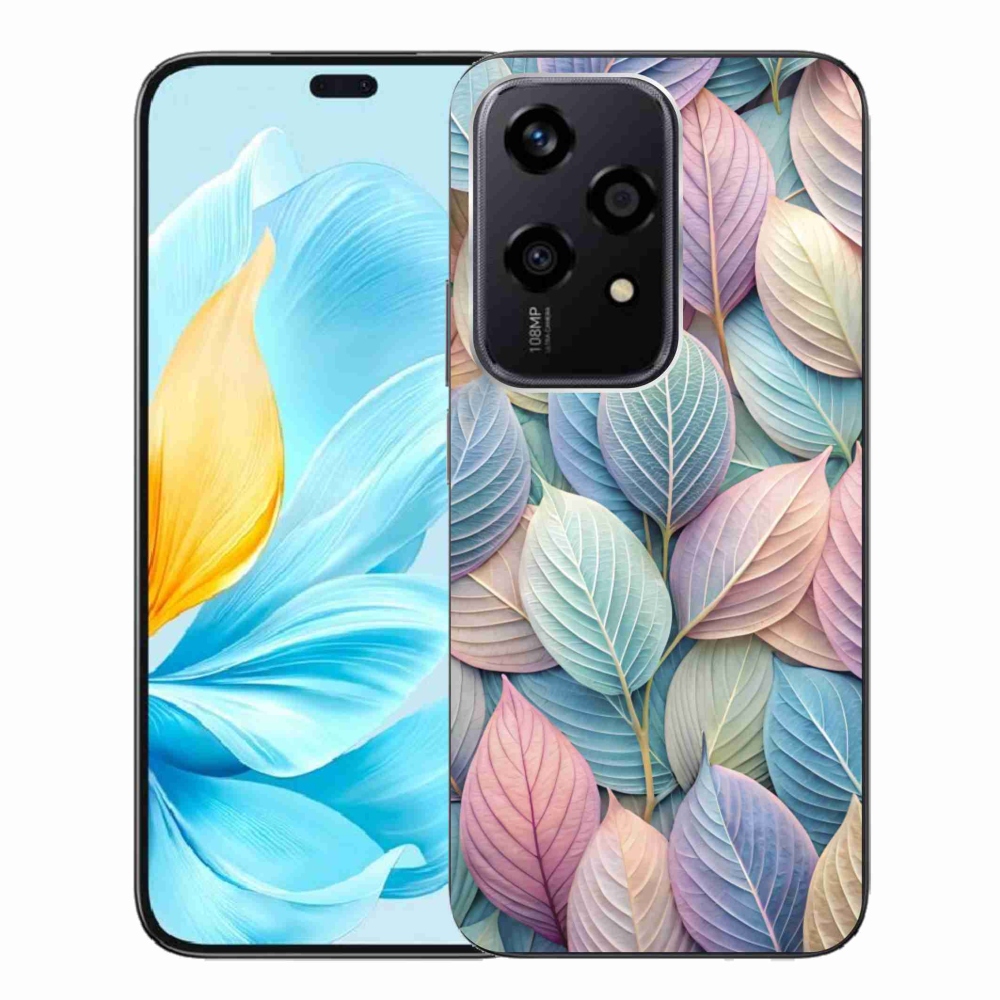 Gelový kryt mmCase na Honor 200 Lite 5G - pastelové listy