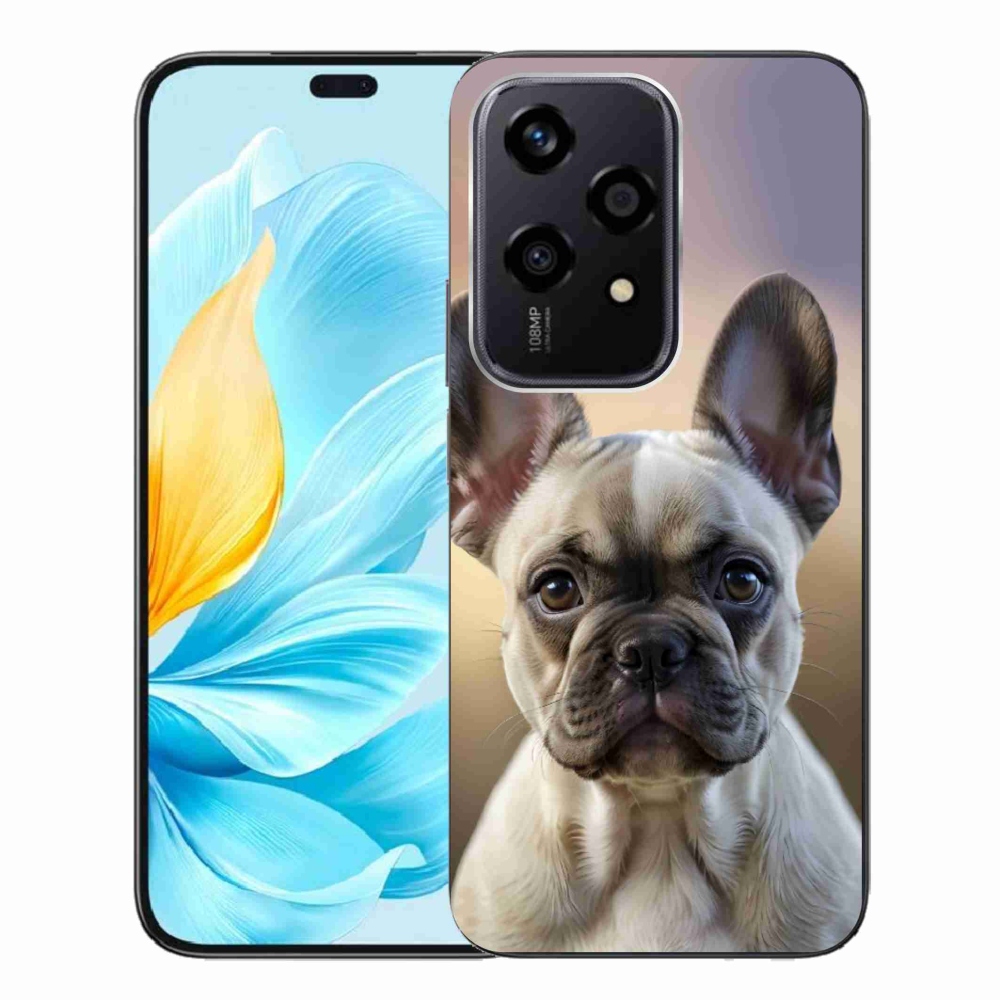 Gelový kryt mmCase na Honor 200 Lite 5G - roztomilý francouzský buldoček