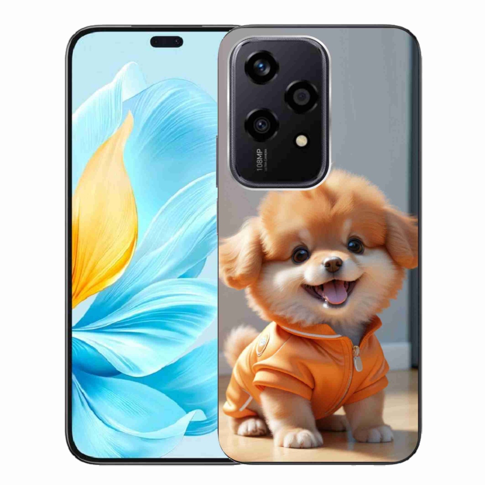 Gelový kryt mmCase na Honor 200 Lite 5G - roztomilý pomeranian v mikině