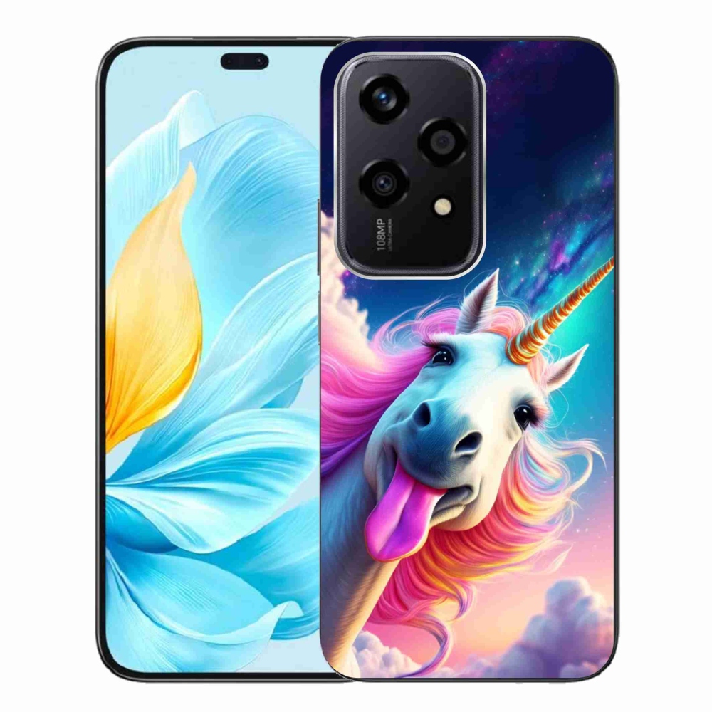 Gelový kryt mmCase na Honor 200 Lite 5G - šílený jednorožec