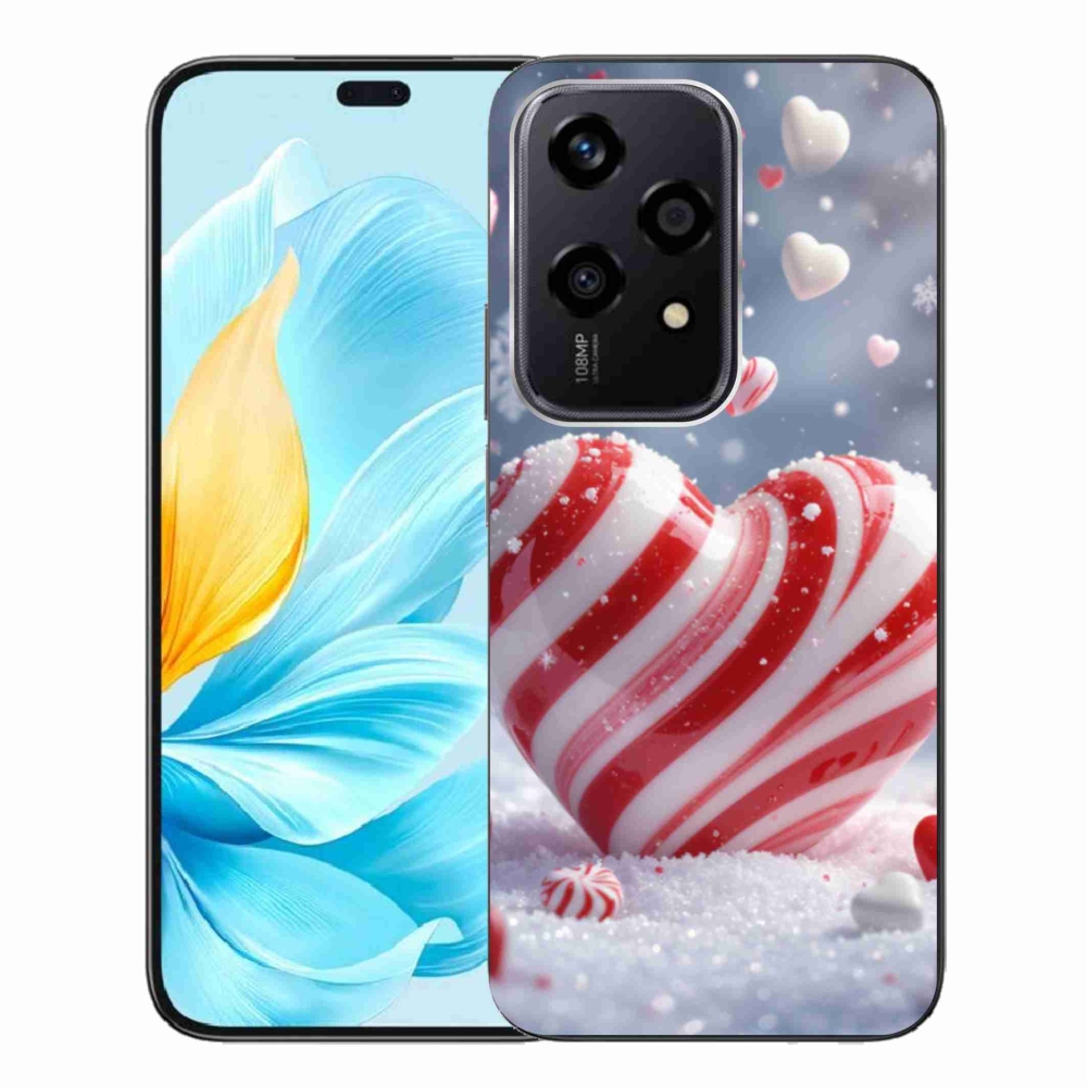 Gelový kryt mmCase na Honor 200 Lite 5G - sladké srdce