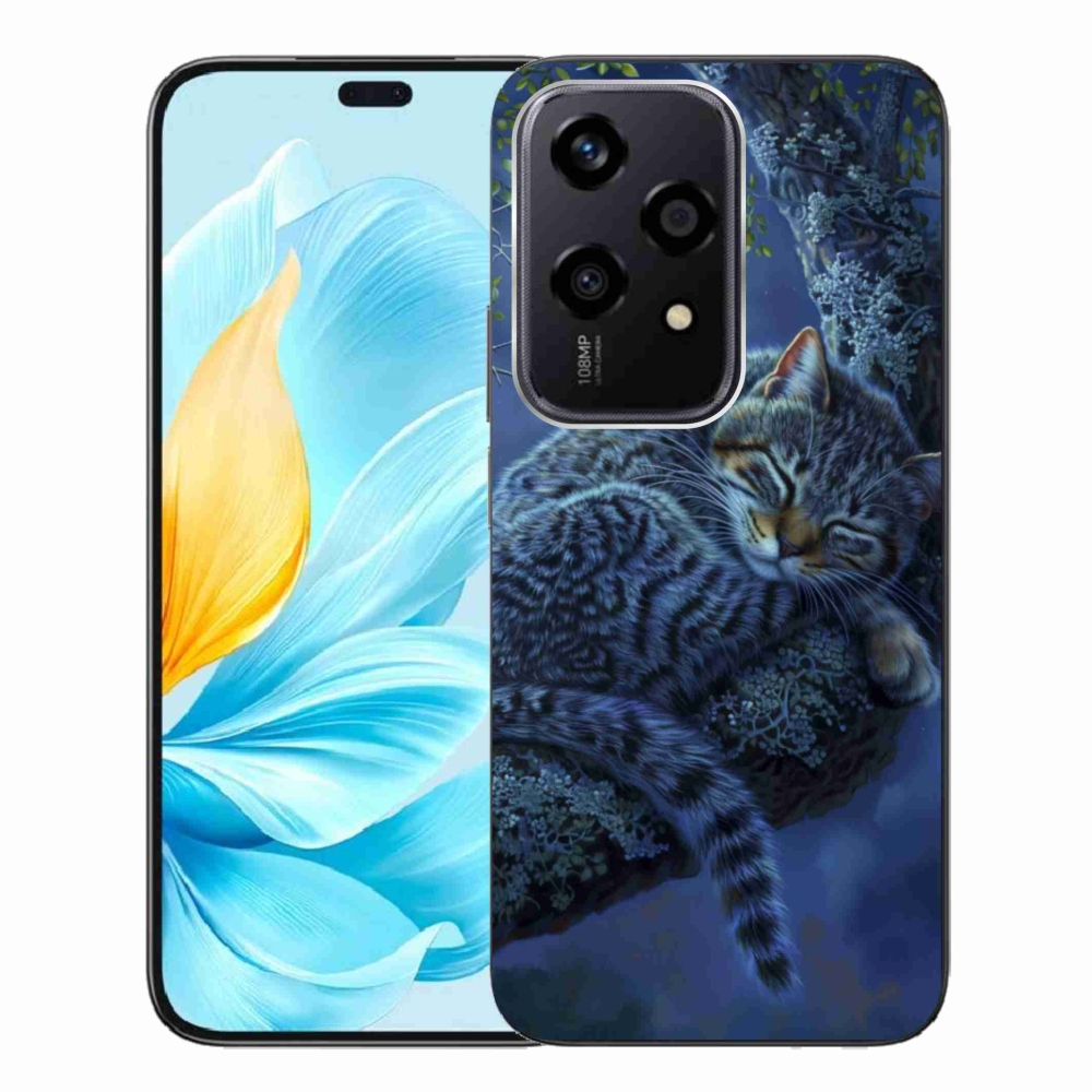 Gelový kryt mmCase na Honor 200 Lite 5G - spící kočka