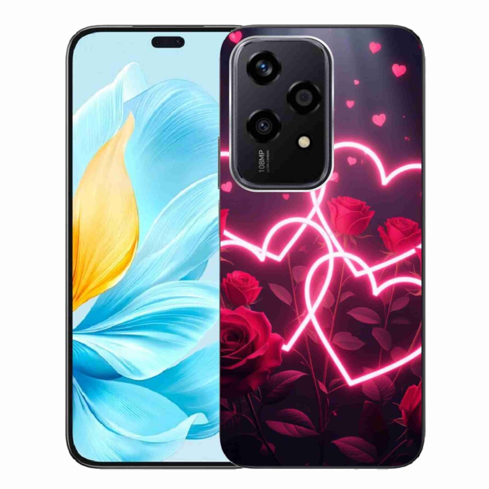 Gelový kryt mmCase na Honor 200 Lite 5G - srdce lásky