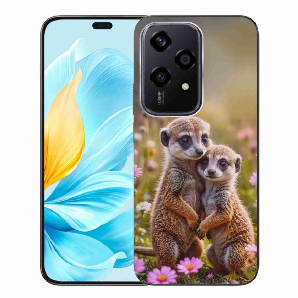 Gelový kryt mmCase na Honor 200 Lite 5G - surikatí duo