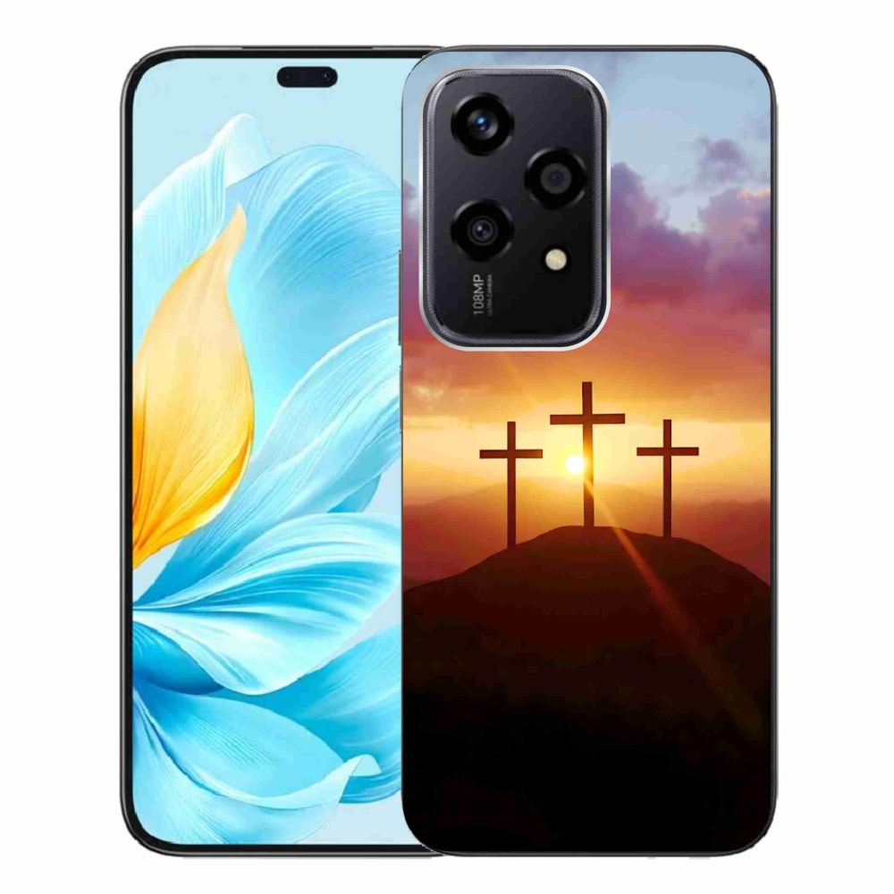 Gelový kryt mmCase na Honor 200 Lite 5G - tři kříže