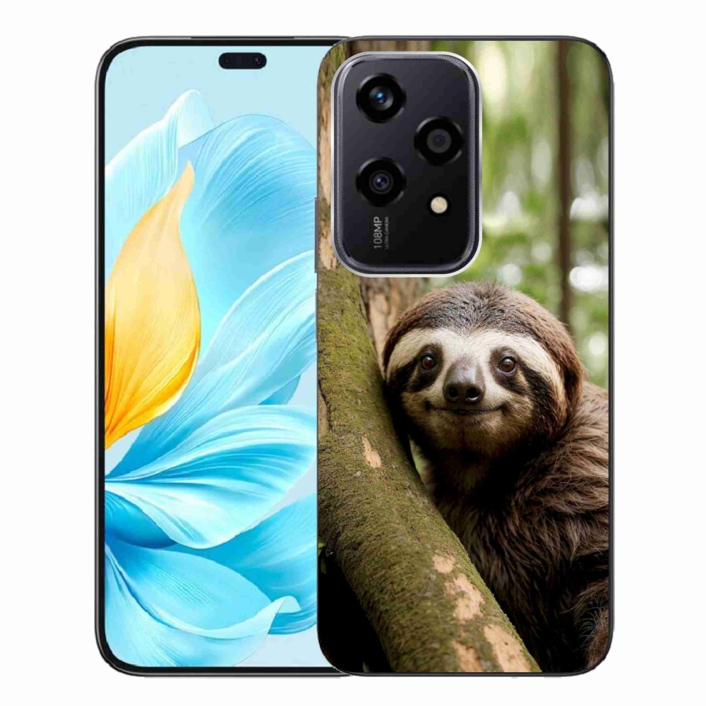 Gelový kryt mmCase na Honor 200 Lite 5G - usměvavý lenochod