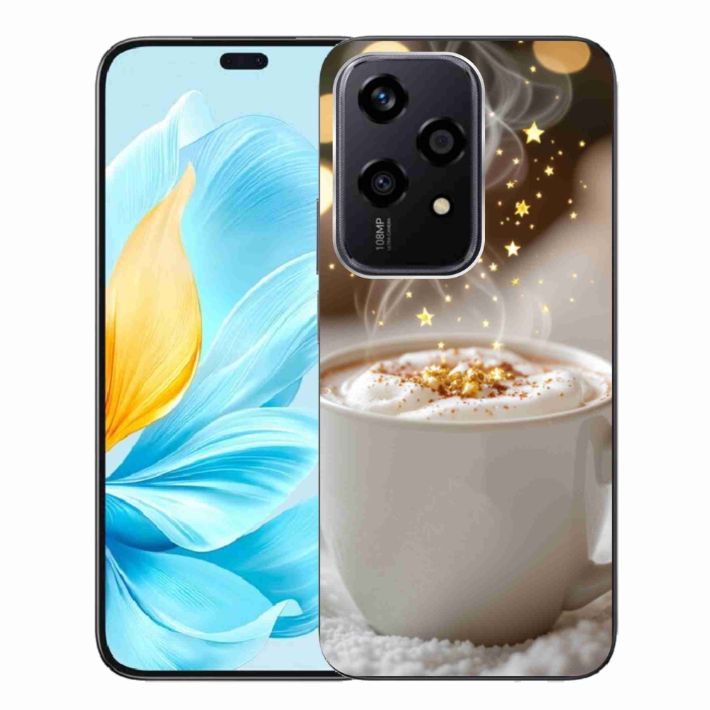 Gelový kryt mmCase na Honor 200 Lite 5G - vánoční horký nápoj