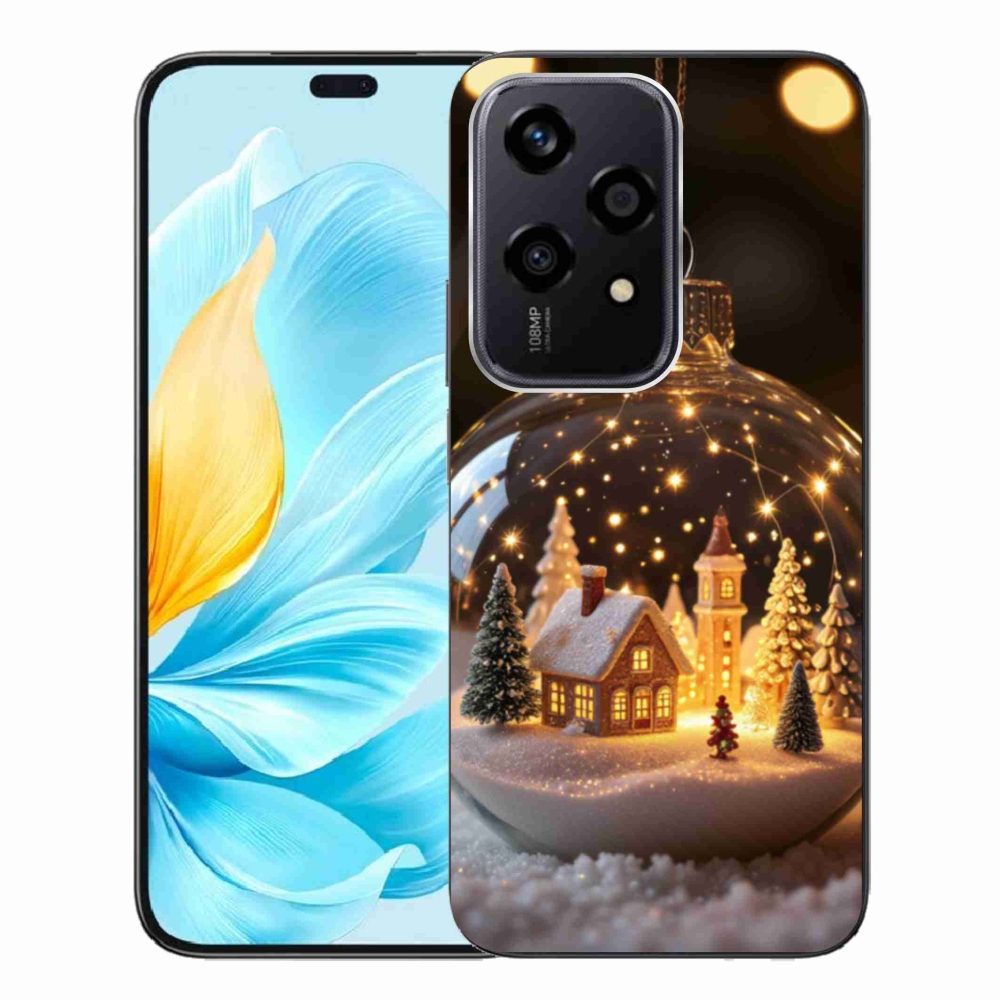 Gelový kryt mmCase na Honor 200 Lite 5G - vánoční koule 3