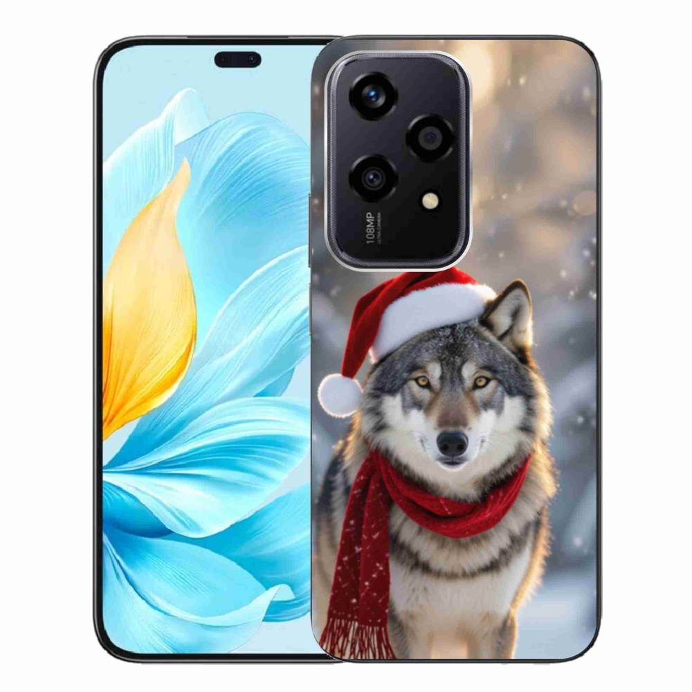 Gelový kryt mmCase na Honor 200 Lite 5G - vánoční vlk