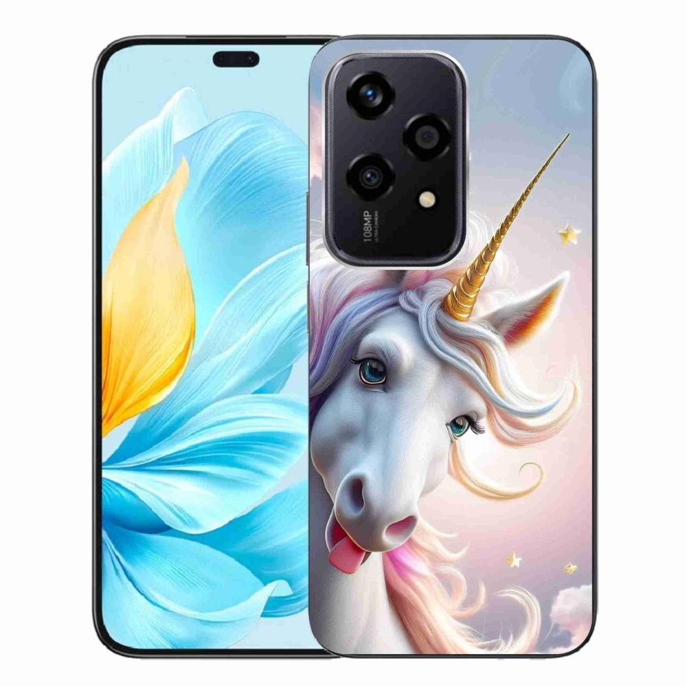 Gelový kryt mmCase na Honor 200 Lite 5G - veselý jednorožec
