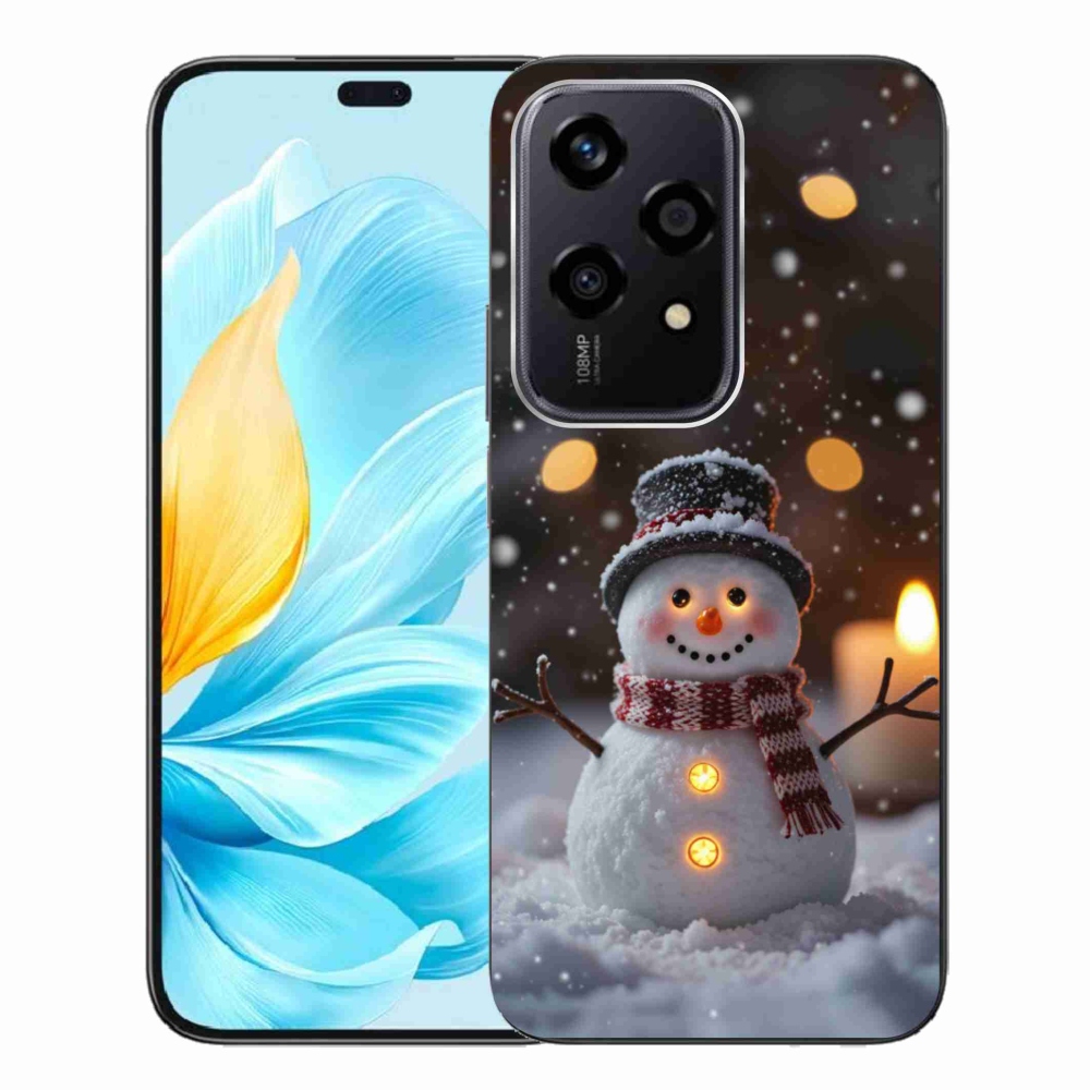 Gelový kryt mmCase na Honor 200 Lite 5G - veselý sněhulák