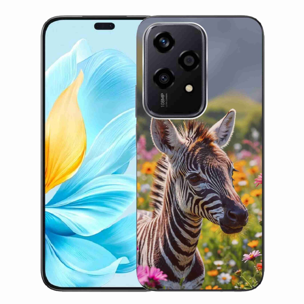Gelový kryt mmCase na Honor 200 Lite 5G - zebra na louce