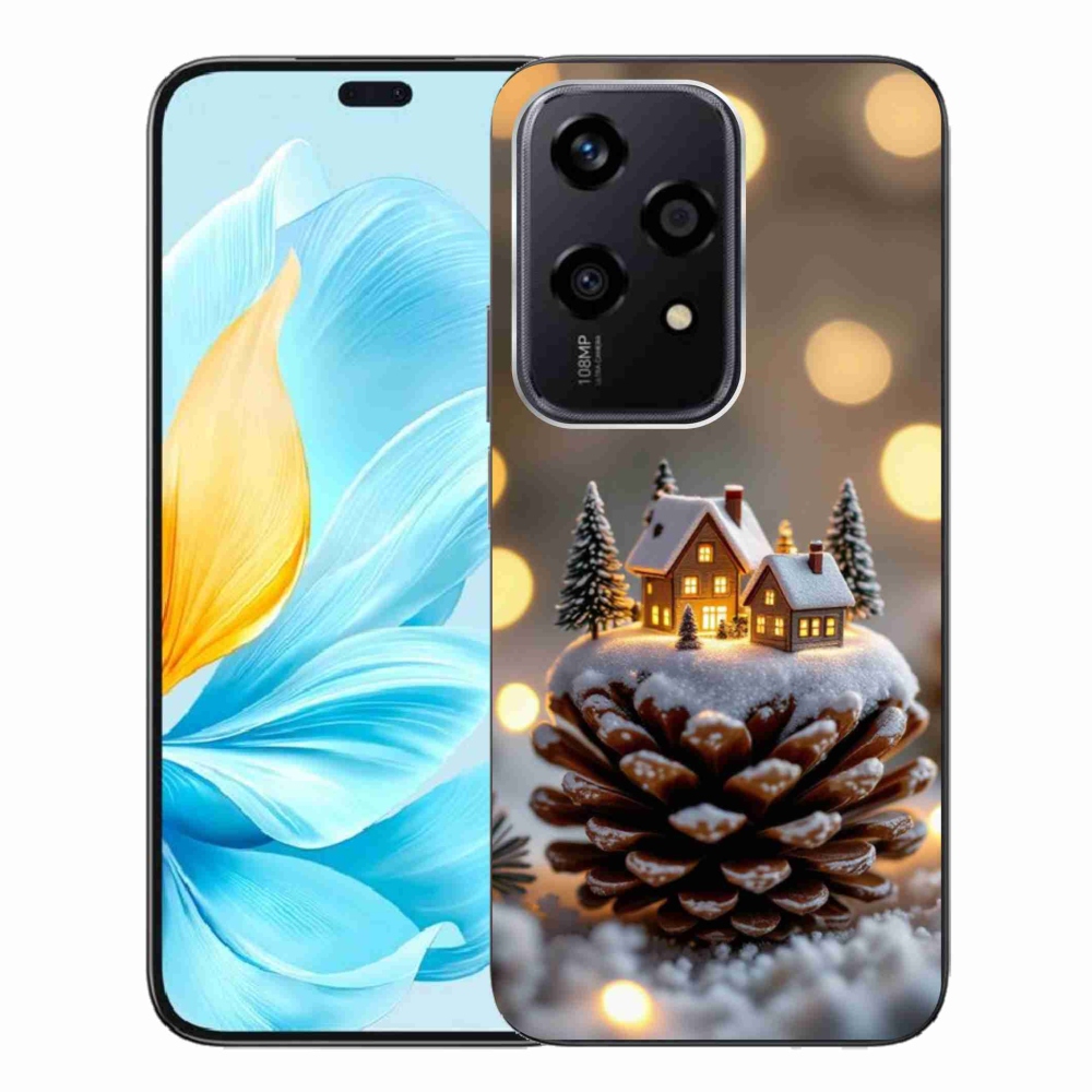Gelový kryt mmCase na Honor 200 Lite 5G - zimní vesnička