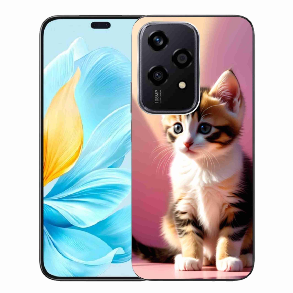 Gelový kryt mmCase na Honor 200 Lite 5G - zvědavé kotě 2
