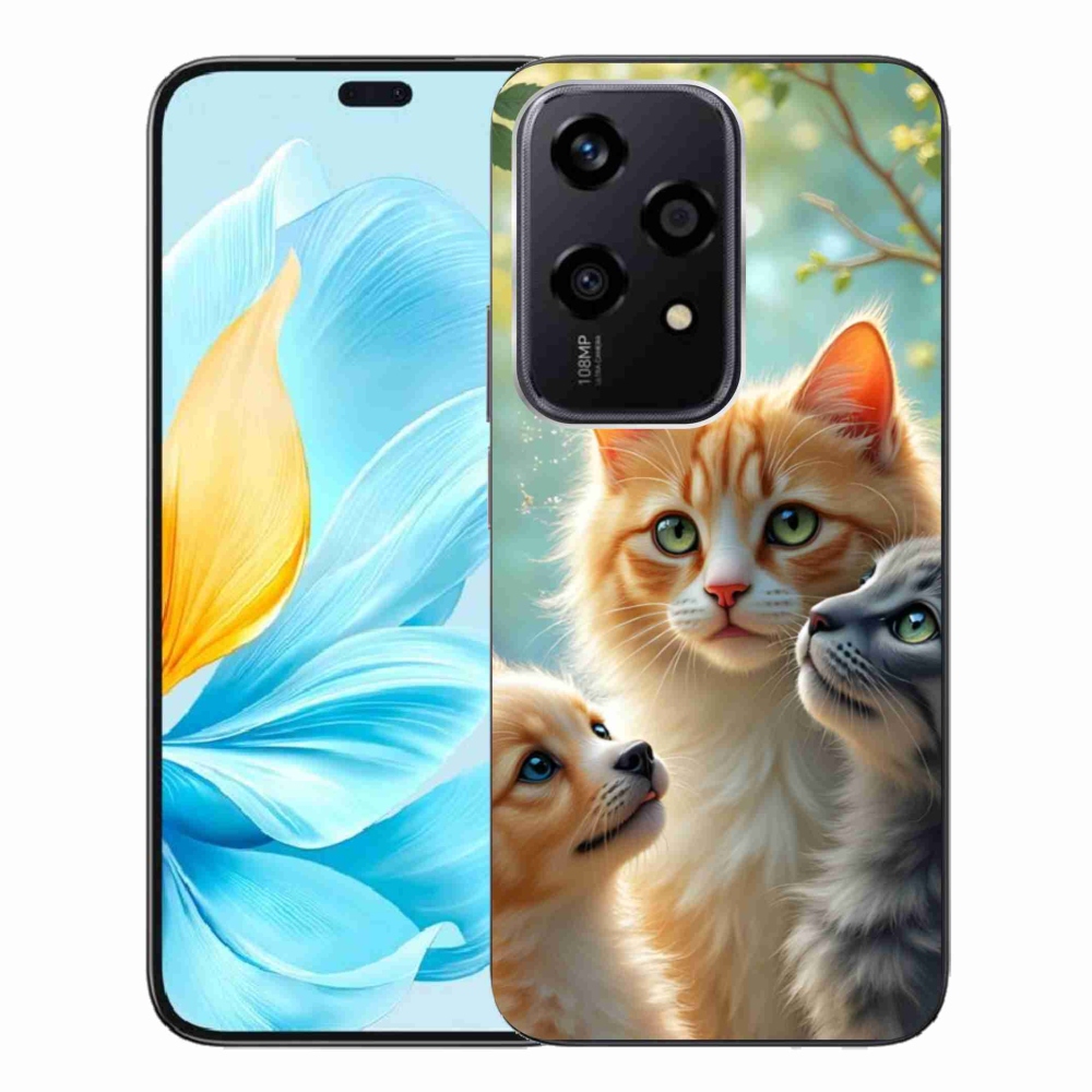 Gelový kryt mmCase na Honor 200 Lite 5G - zvířecí přátelství 2