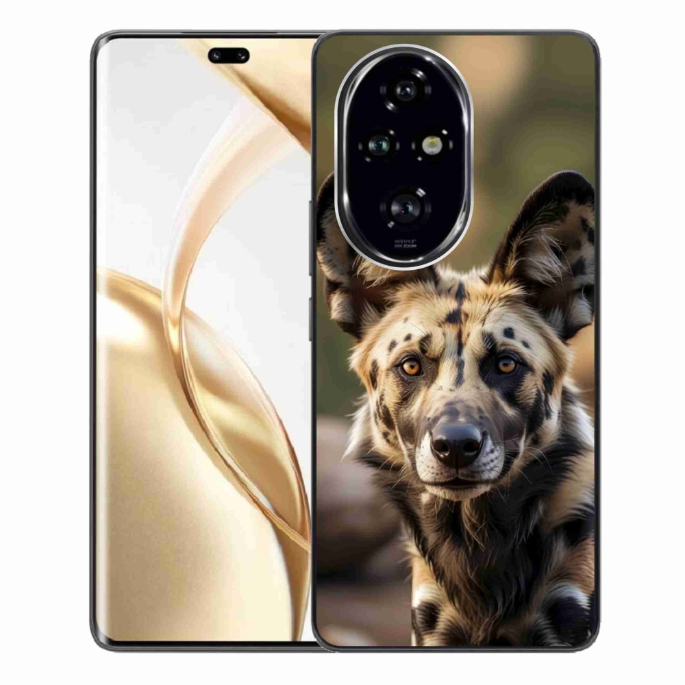 Gelový kryt mmCase na Honor 200 Pro 5G - africký divoký pes