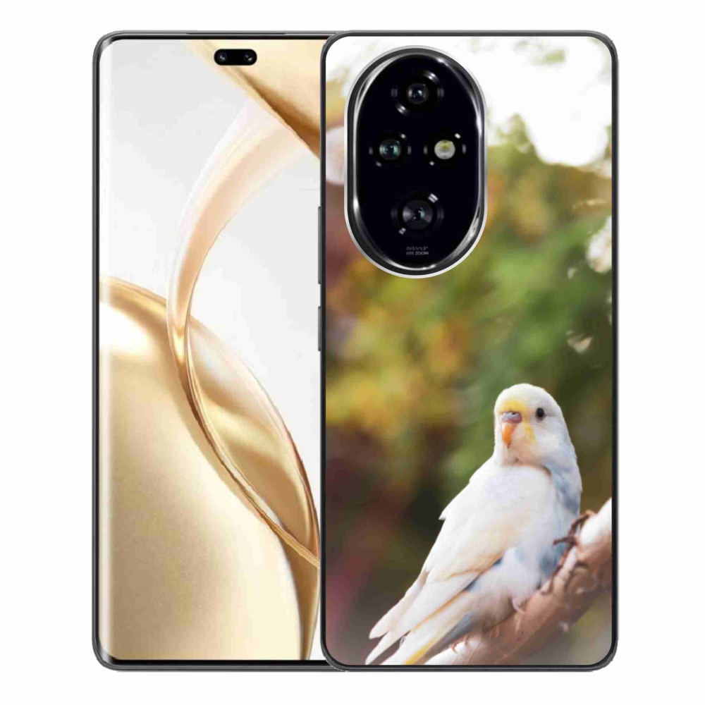 Gelový kryt mmCase na Honor 200 Pro 5G - andulka bílá