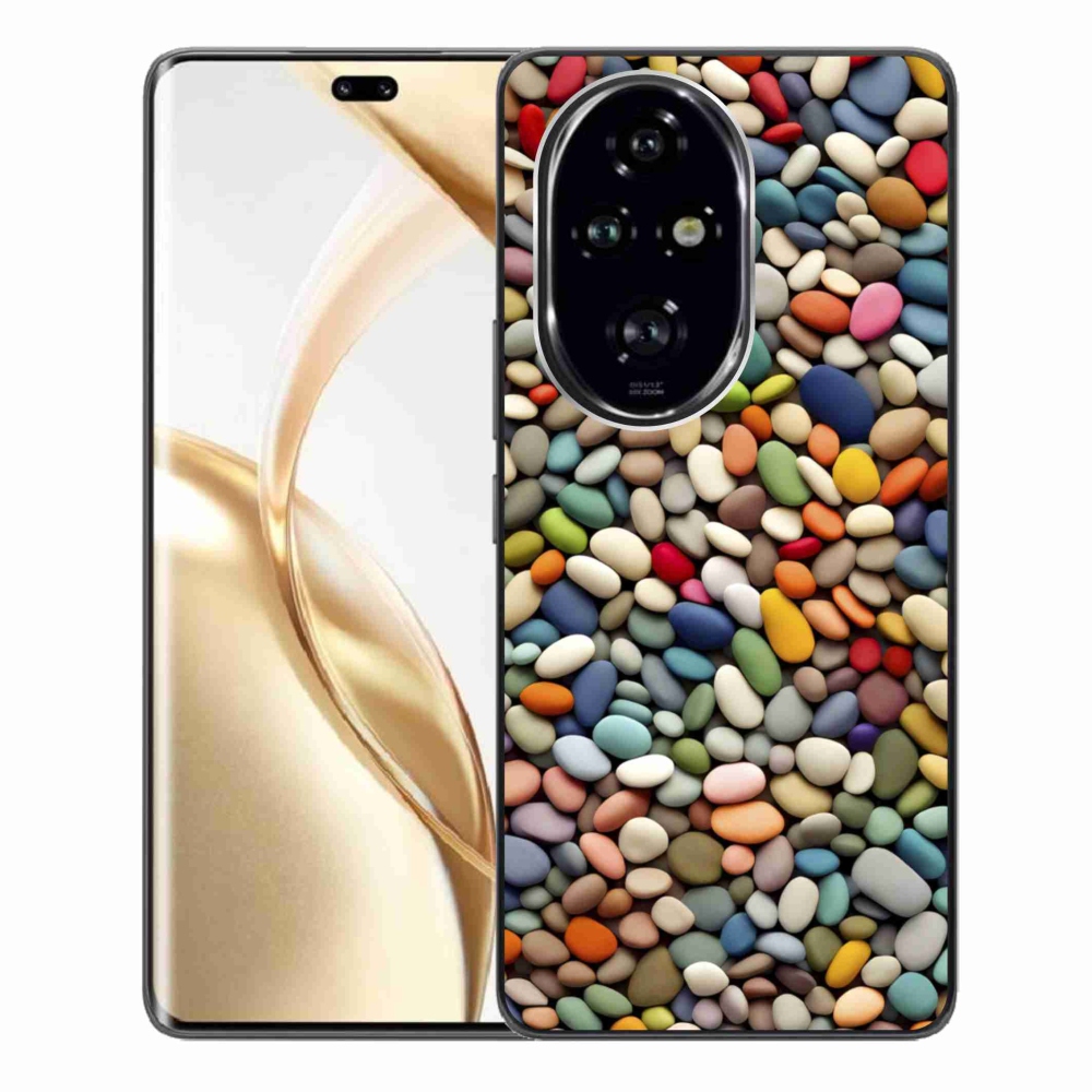 Gelový kryt mmCase na Honor 200 Pro 5G - barevné kamínky 2