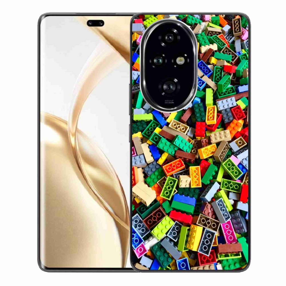 Gelový kryt mmCase na Honor 200 Pro 5G - barevné stavební kostky