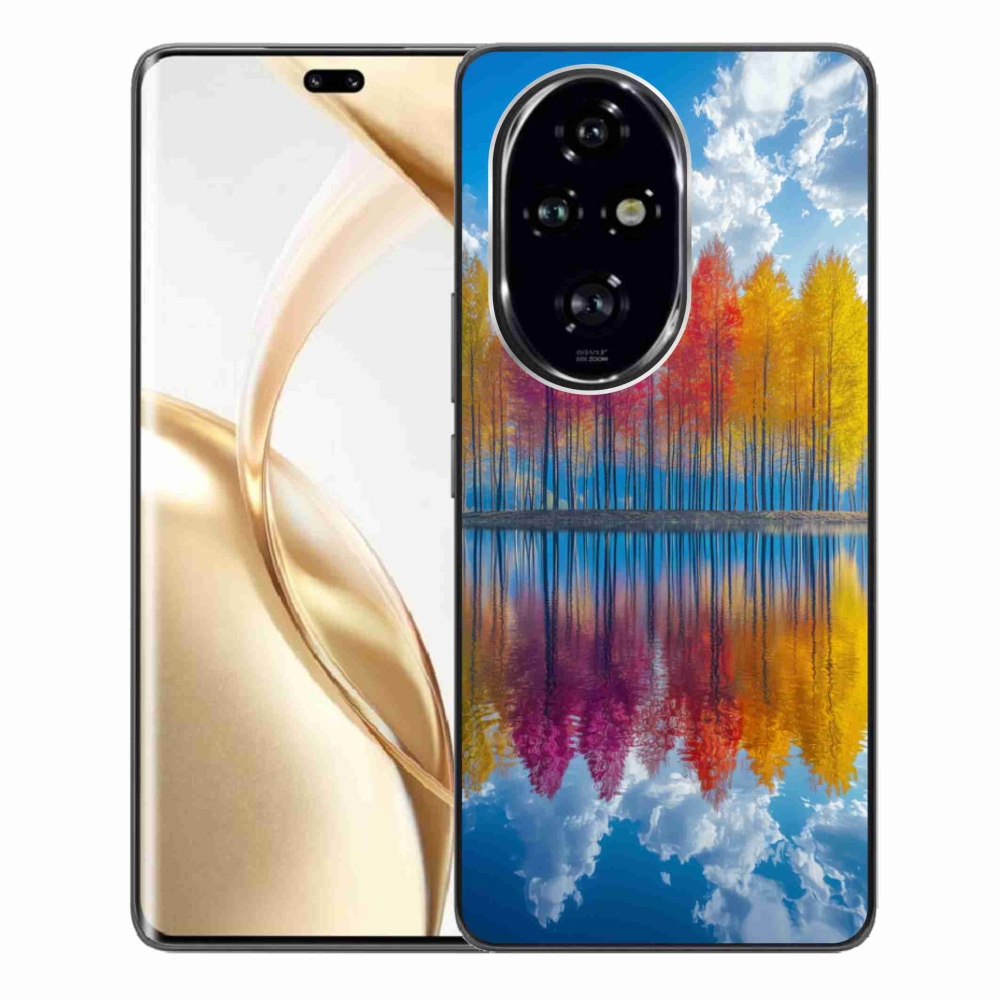 Gelový kryt mmCase na Honor 200 Pro 5G - barevné stromy
