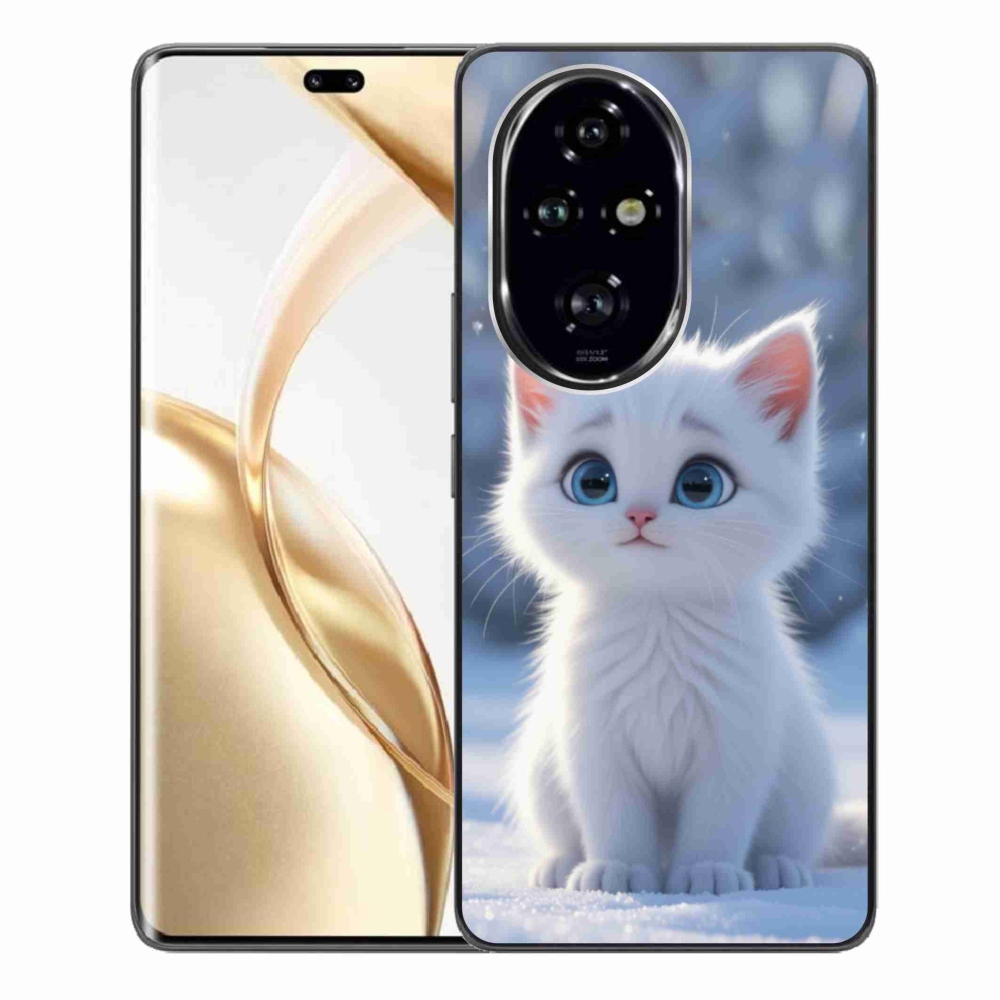 Gelový kryt mmCase na Honor 200 Pro 5G - bílé kotě 3