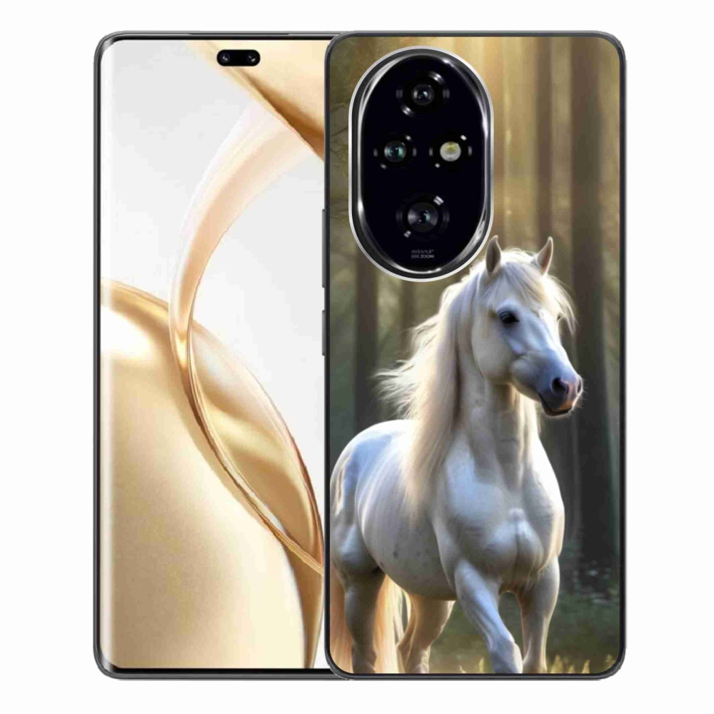 Gelový kryt mmCase na Honor 200 Pro 5G - bílý kůň 3
