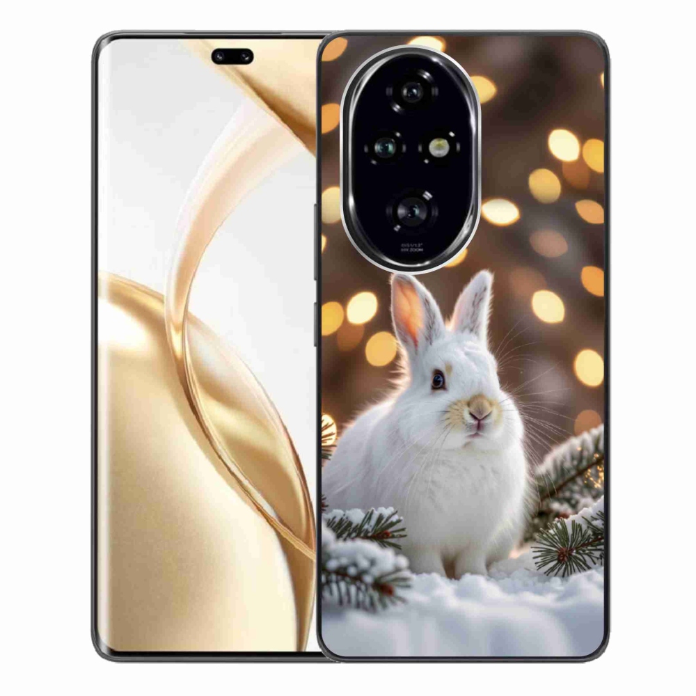 Gelový kryt mmCase na Honor 200 Pro 5G - bílý zajíc