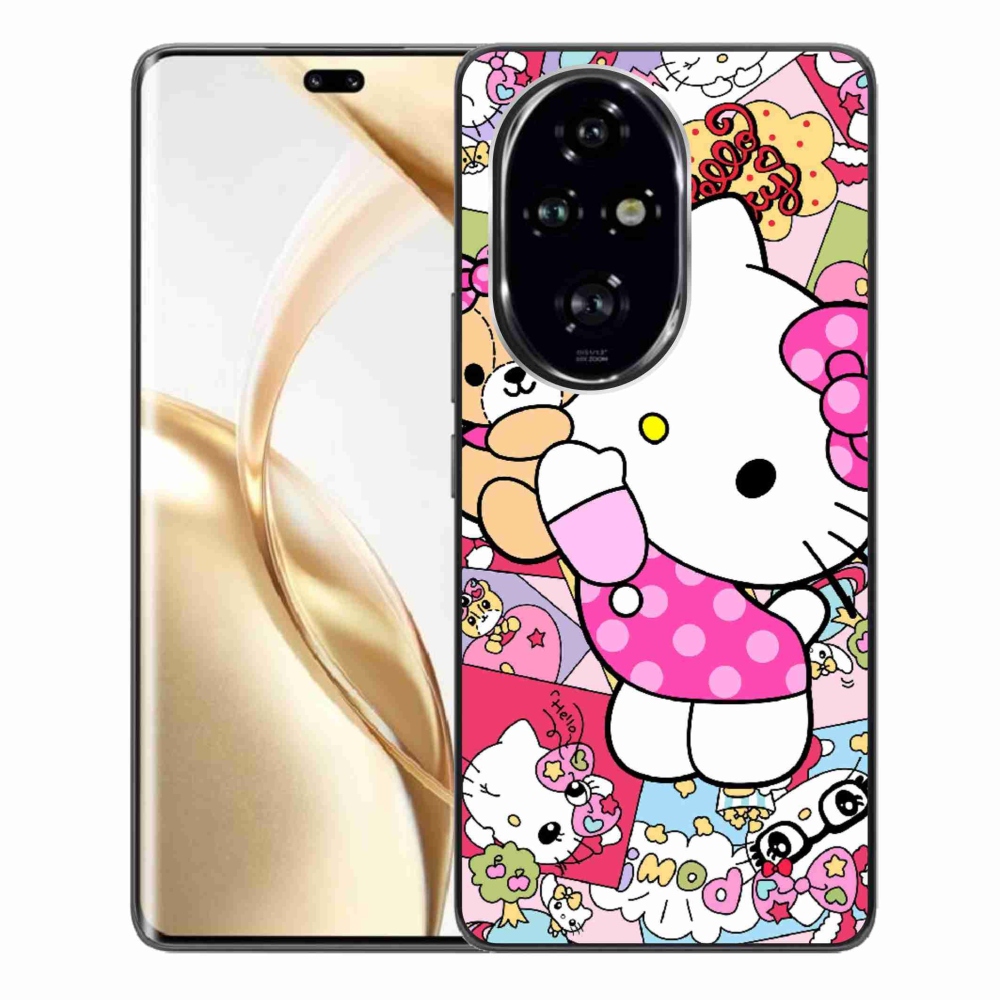 Gelový kryt mmCase na Honor 200 Pro 5G - cute kitty