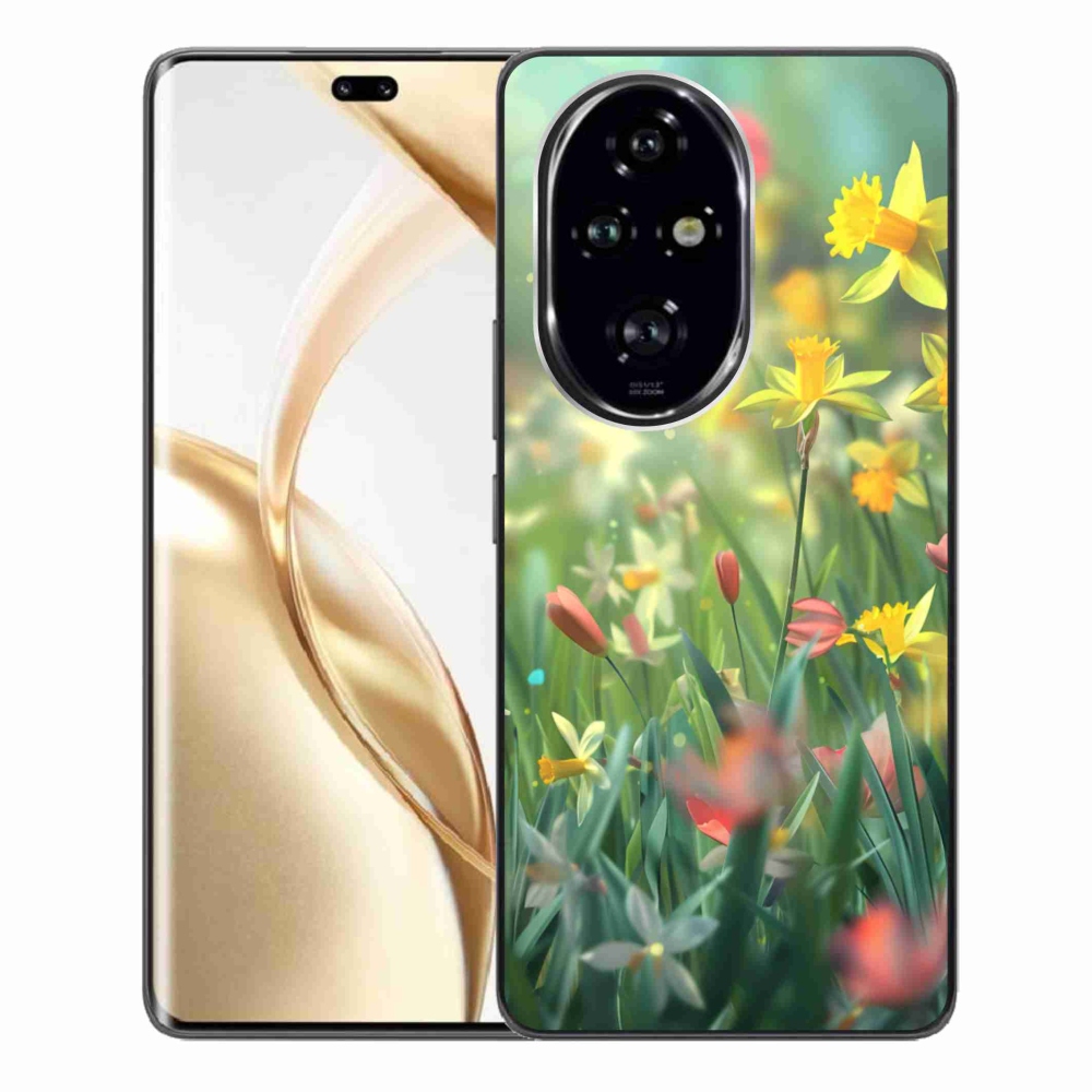 Gelový kryt mmCase na Honor 200 Pro 5G - jarní květy