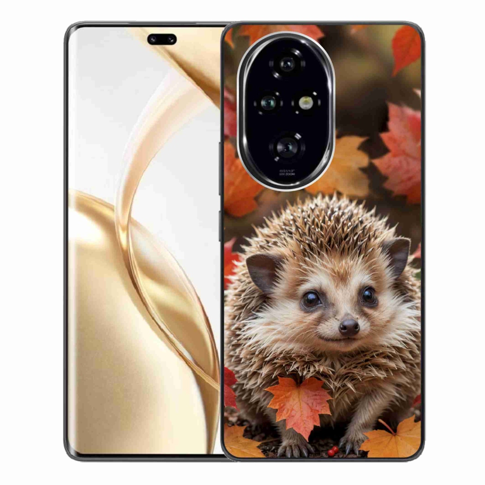 Gelový kryt mmCase na Honor 200 Pro 5G - ježek v listí