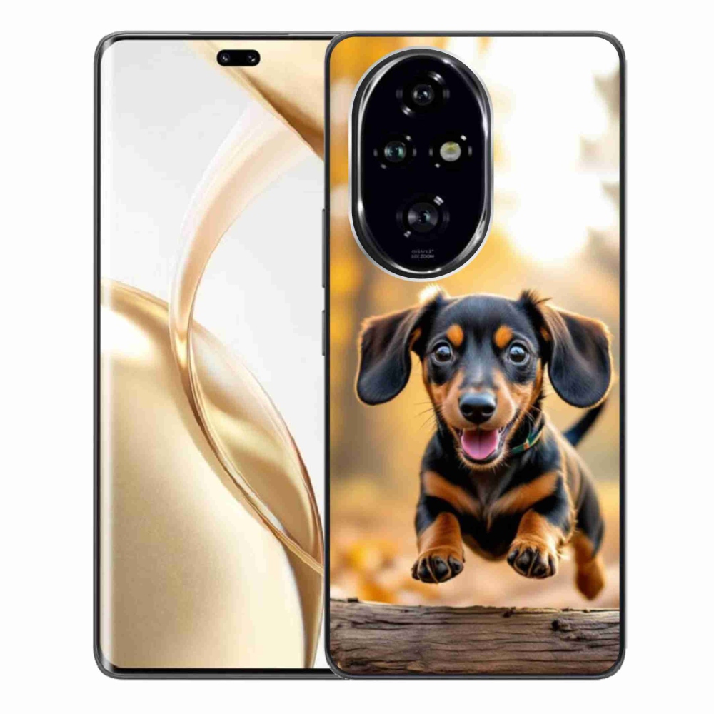 Gelový kryt mmCase na Honor 200 Pro 5G - jezevčík 2