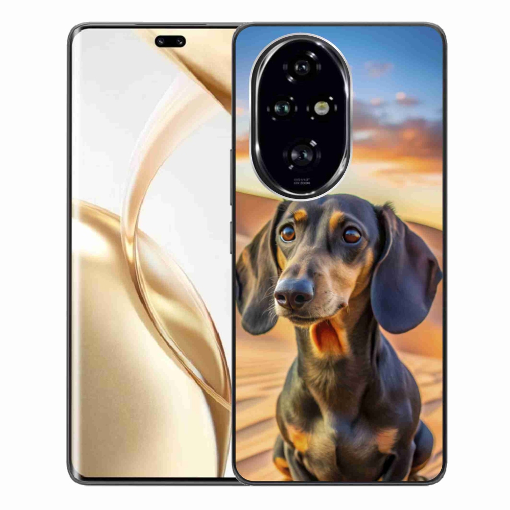 Gelový kryt mmCase na Honor 200 Pro 5G - jezevčík 3 