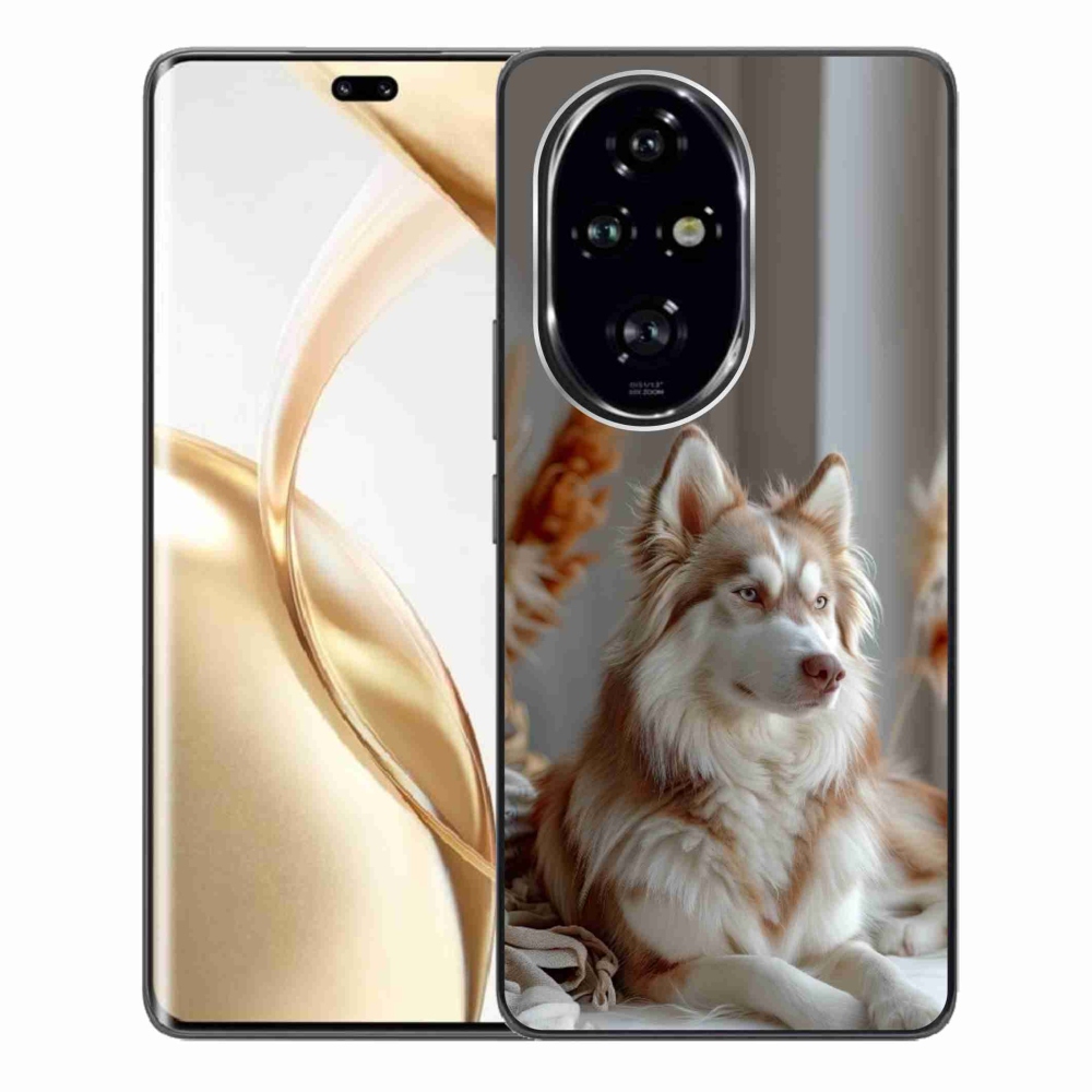 Gelový kryt mmCase na Honor 200 Pro 5G - klidný sibiřský husky