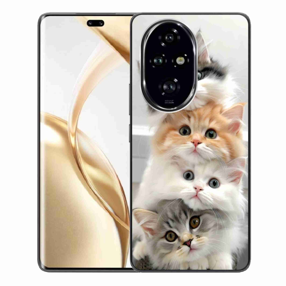 Gelový kryt mmCase na Honor 200 Pro 5G - kočičí parta