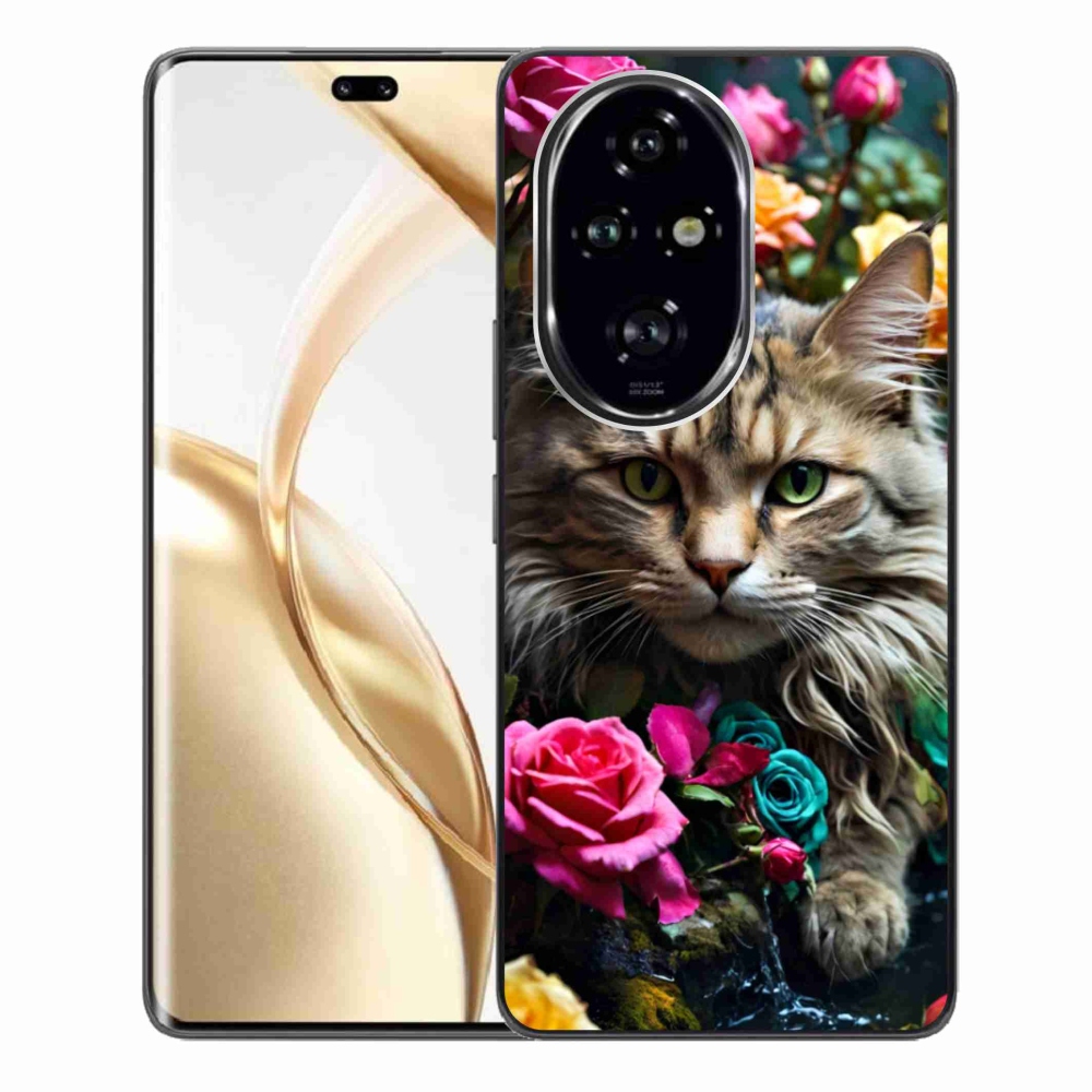 Gelový kryt mmCase na Honor 200 Pro 5G - kočíčí pohled 2