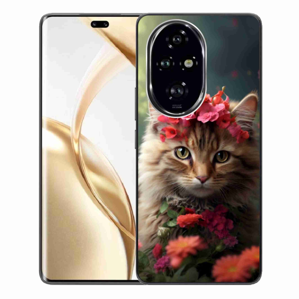 Gelový kryt mmCase na Honor 200 Pro 5G - kočíčí princezna