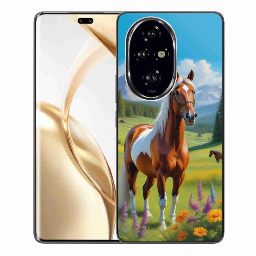 Gelový kryt mmCase na Honor 200 Pro 5G - kůň na louce